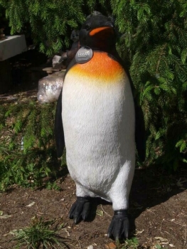 PINGUIN Deko Figur KAISERPINGUIN lebensgroß 61cm Garten Figur Hotant