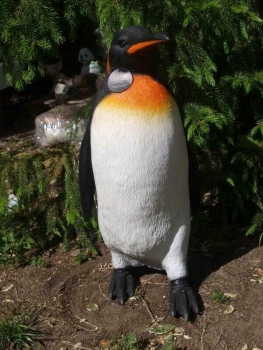 PINGUIN Deko Figur KAISERPINGUIN lebensgroß 61cm Garten Figur Hotant