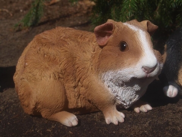 Meerschweinchen Deko Figur Rosette lebensgroß Hotant