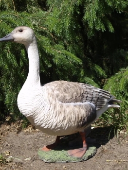 Gans Deko Figur 44cm Grau/Wildgans Hotant