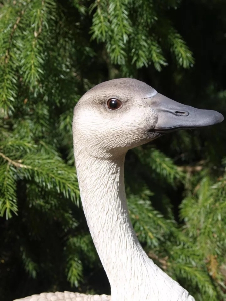 Gans Deko Figur 44cm Grau/Wildgans Hotant
