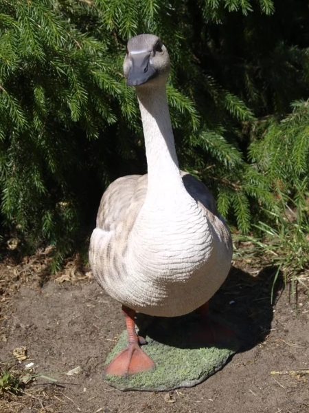 Gans Deko Figur 44cm Grau/Wildgans Hotant