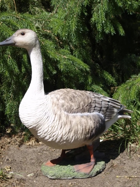 Gans Deko Figur 44cm Grau/Wildgans Hotant