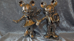 Micky und Minni Maus silber im SET 30cm